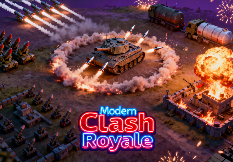 PVP Online! Modern Clash Royale logo - Product Hunt launch