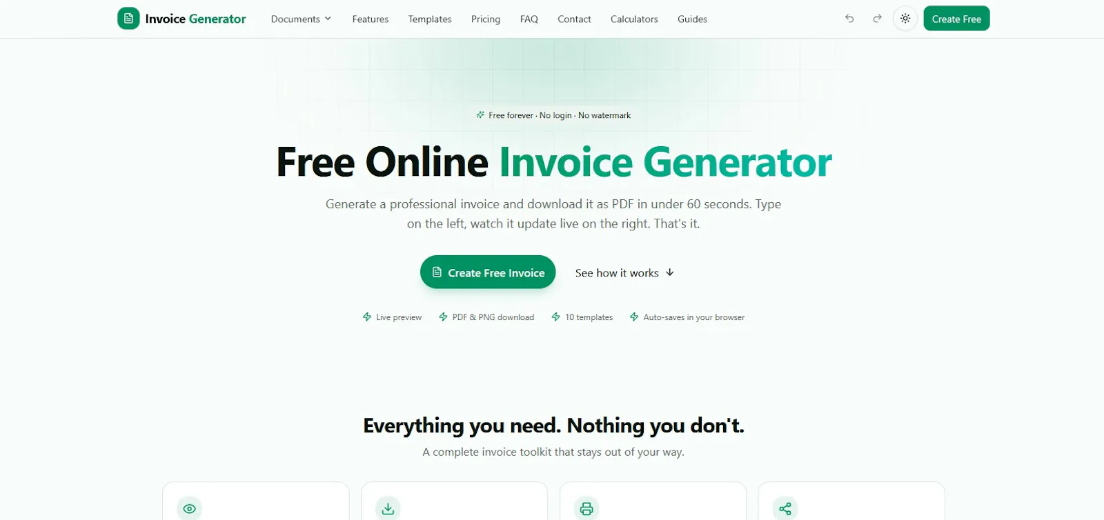 Invoice Generators screenshot 1