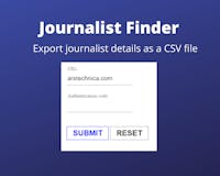 Journalist Finder media 1