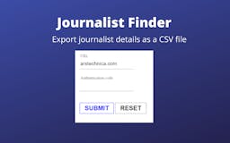 Journalist Finder media 1