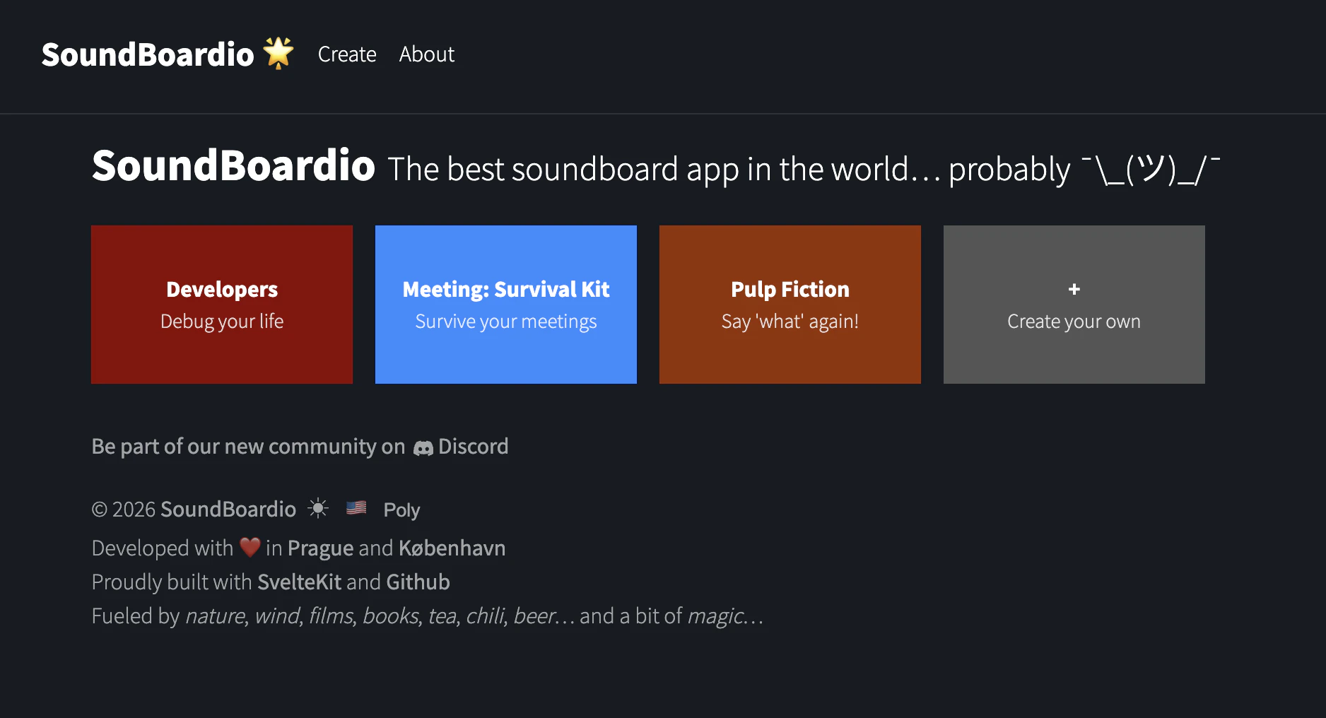 SoundBoardio screenshot 1