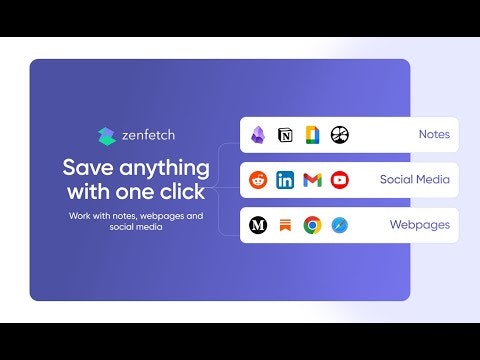 startuptile Zenfetch-Turn notes and browser history into a personal AI