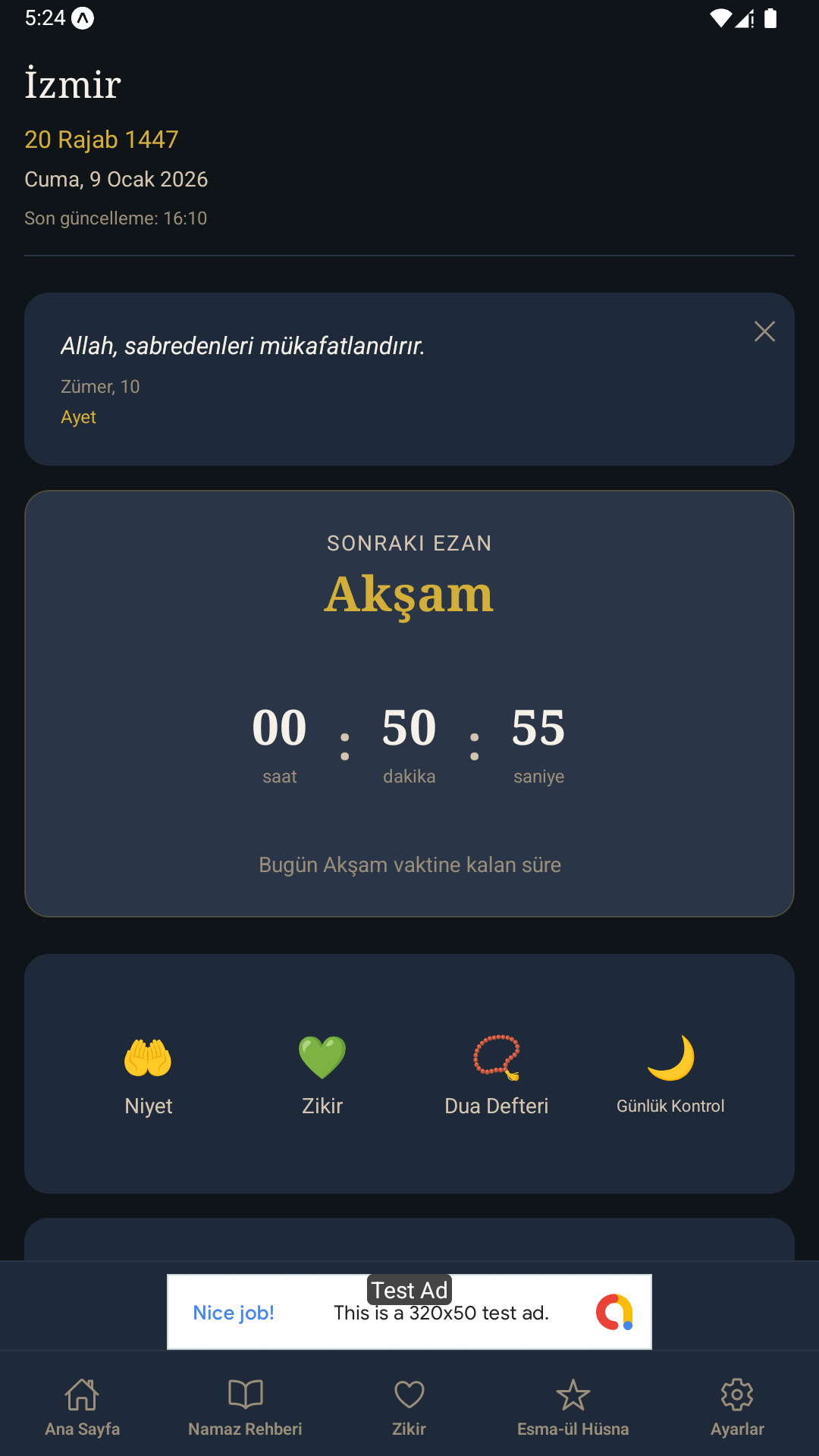 Nur: Modern & Minimal Prayer - Screenshot 4 showing product features and functionality