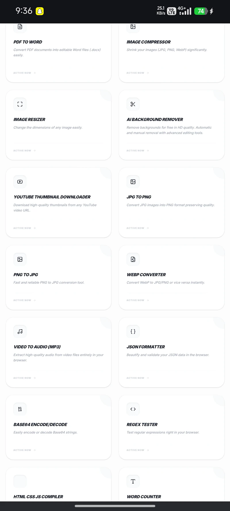 Roasify Tools screenshot 1