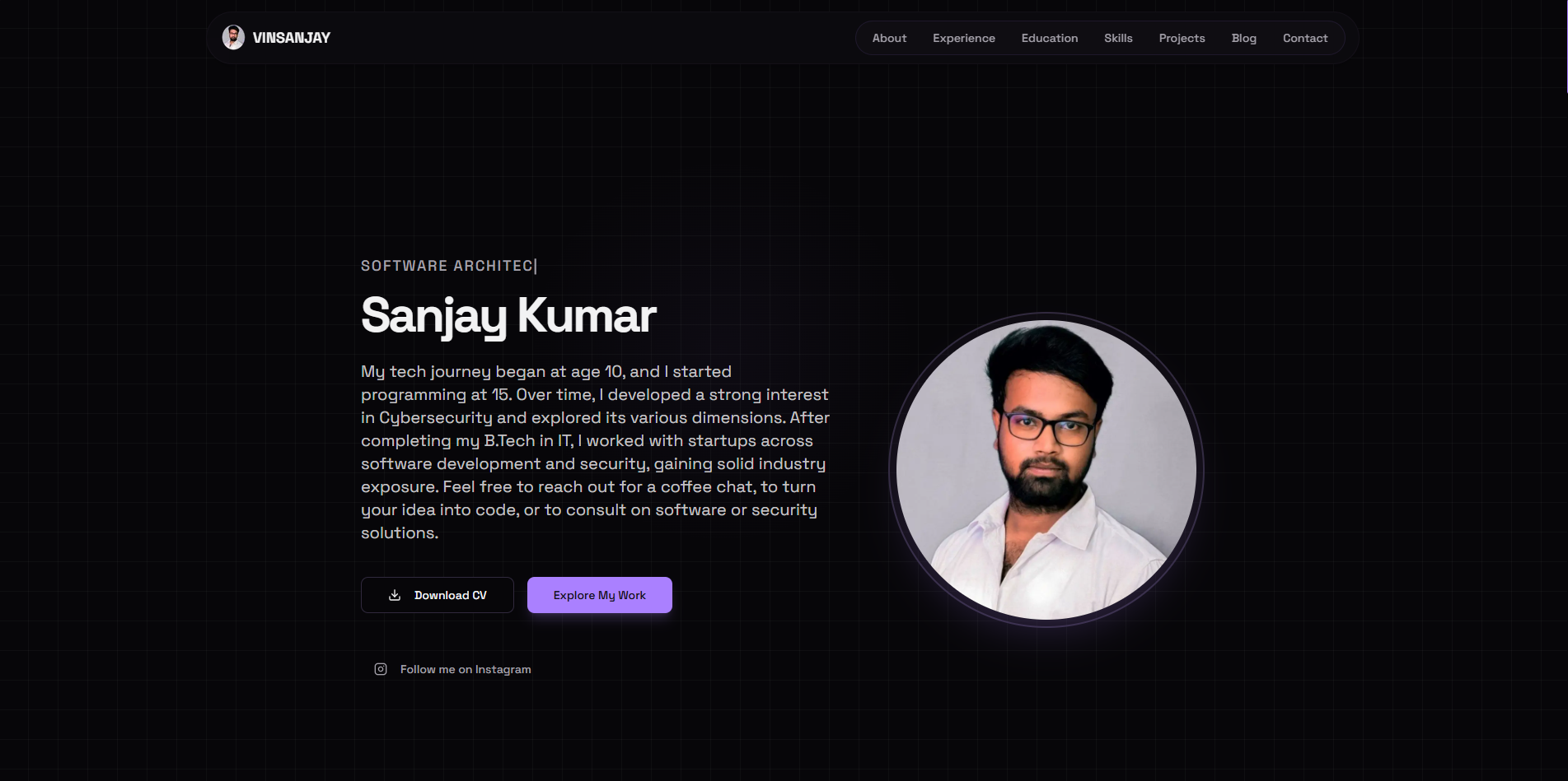 Portfolio Next.js a propulsione JSON media 1