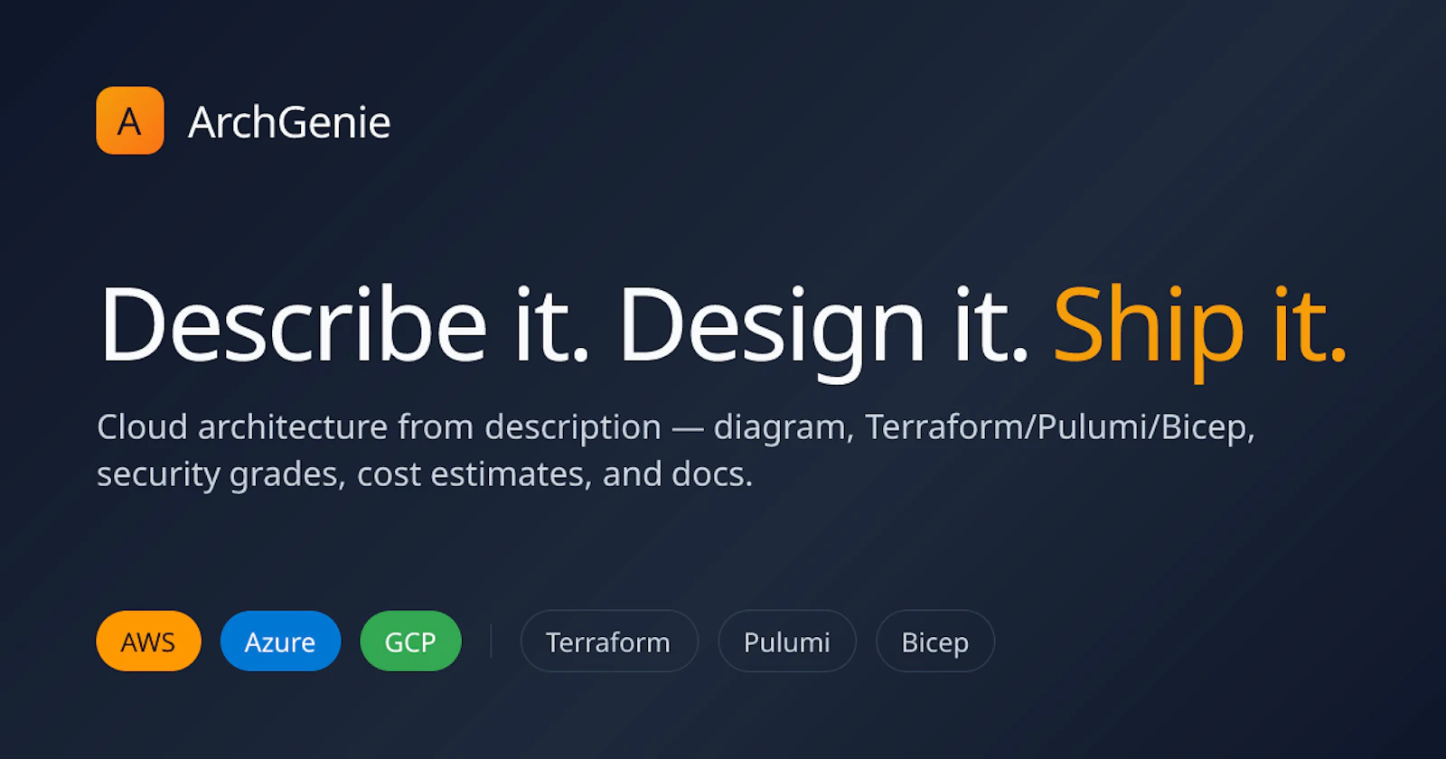 ArchGenie screenshot 1