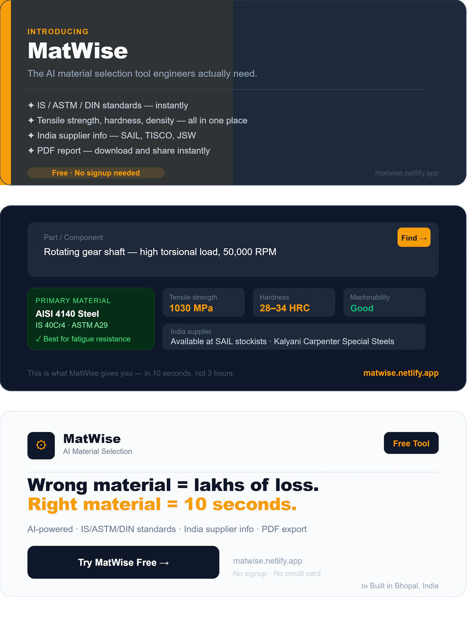 MatWise screenshot 2
