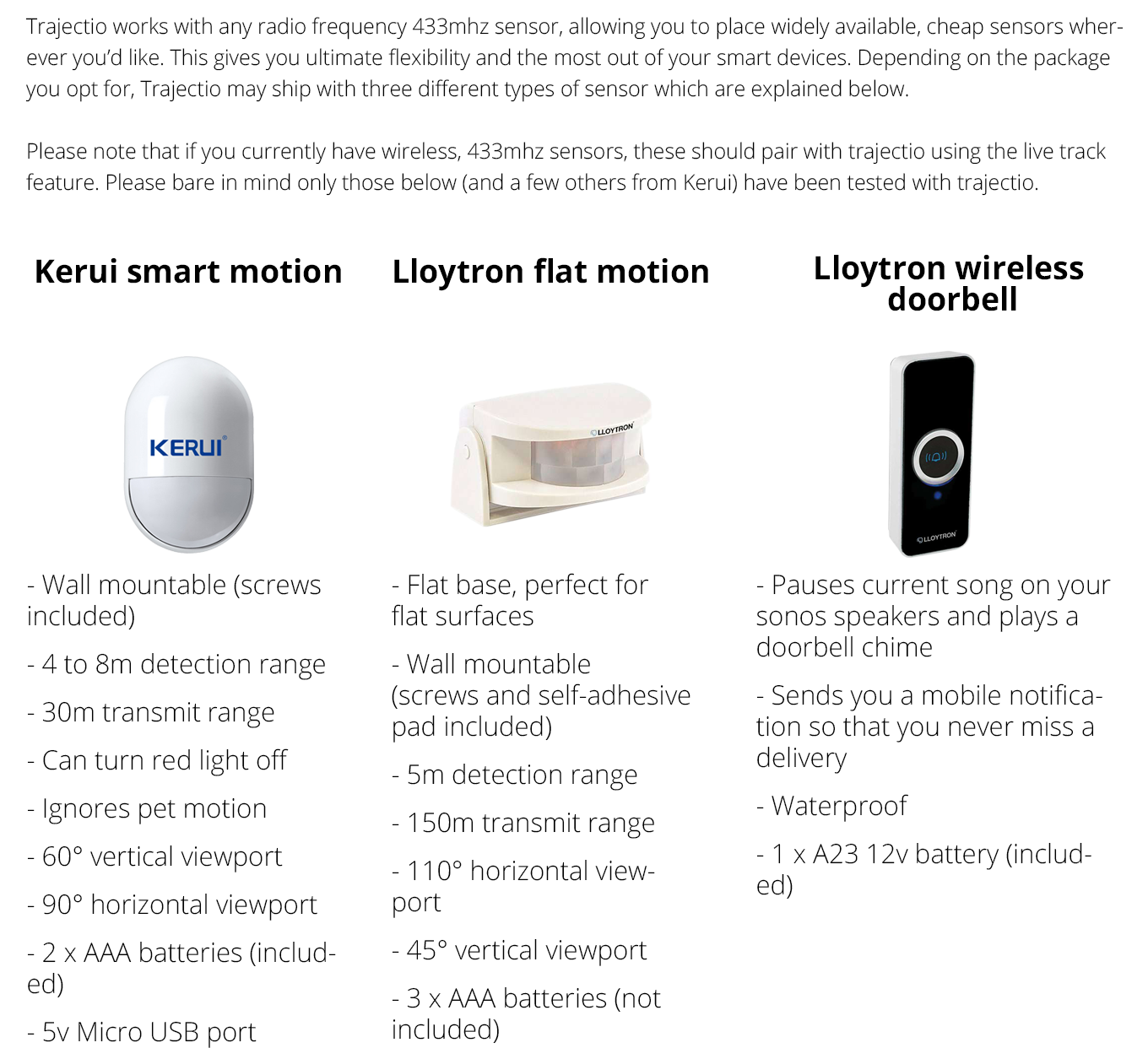Trajectio - Motion control for Hue, LIX, Tradfri and Sonos gallery image