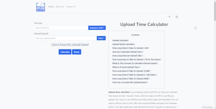 Upload Time Calculator gallery image