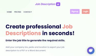 Job Description AI gallery image