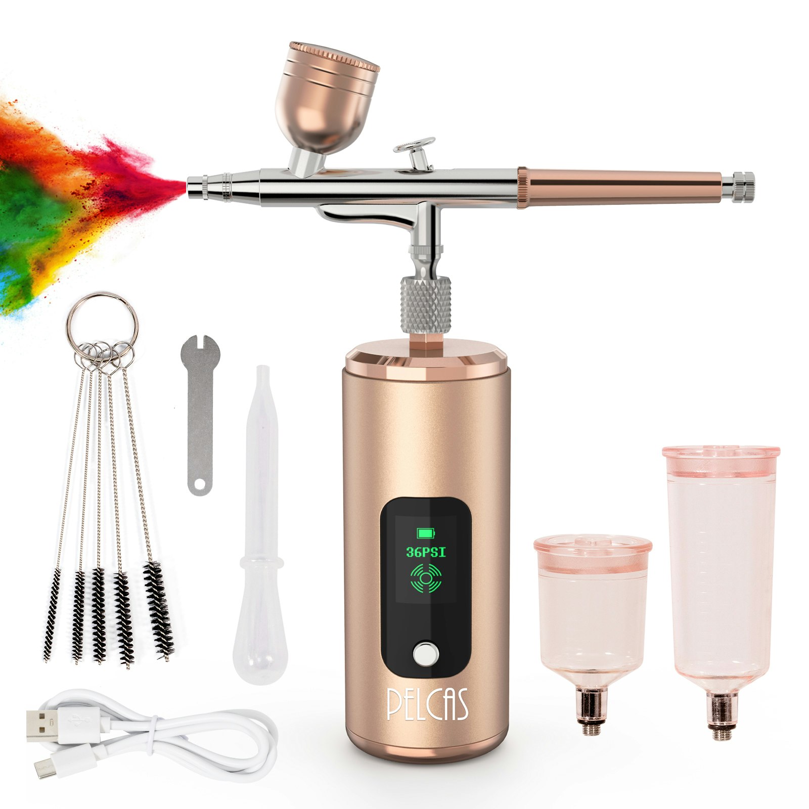 Pelcas Kit de Airbrush sem fio