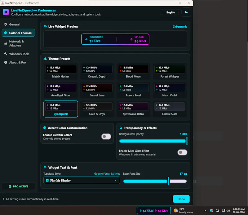 Live Net Speed Pro screenshot 8