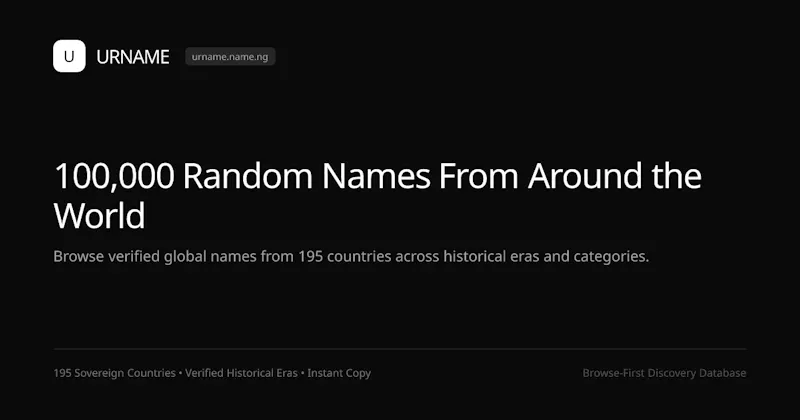 URNAME screenshot 1