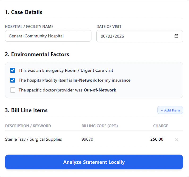 MediShield. Free Medical Bill Checker screenshot 2