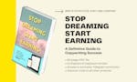 Stop Dreaming Start Earning eBook image