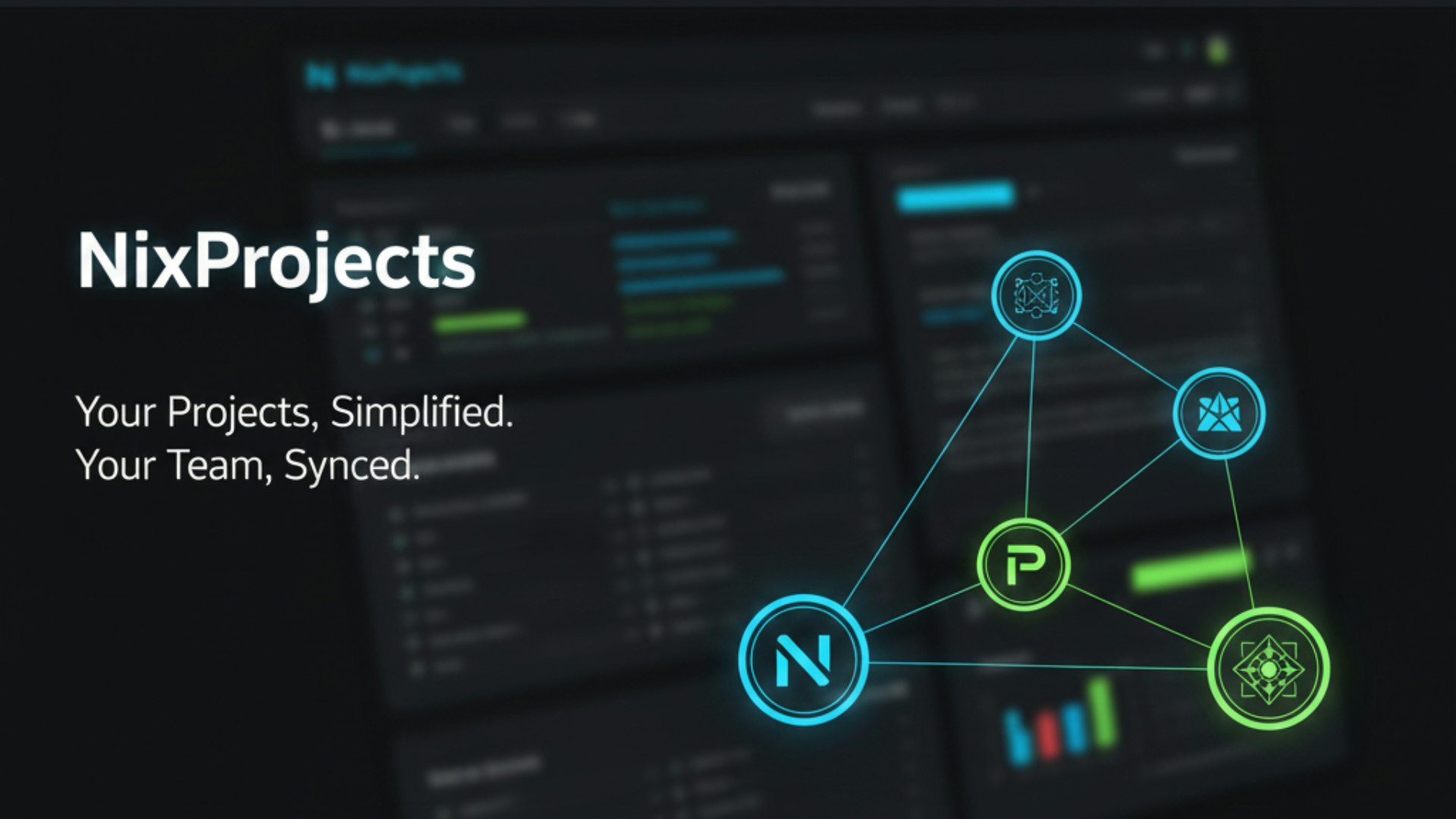 NixProjects - Main product screenshot demonstrating key features and user interface