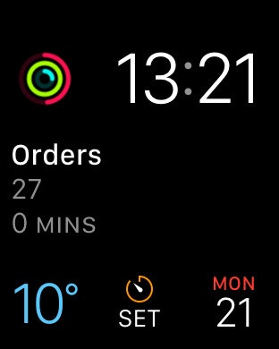 Glimpse - Google Analytics data and other metrics as Apple Watch complications gallery image