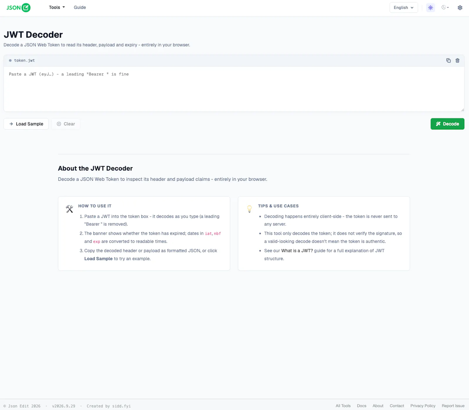 JSON Editor Online screenshot 1