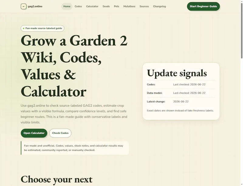 GAG2 Online screenshot 3