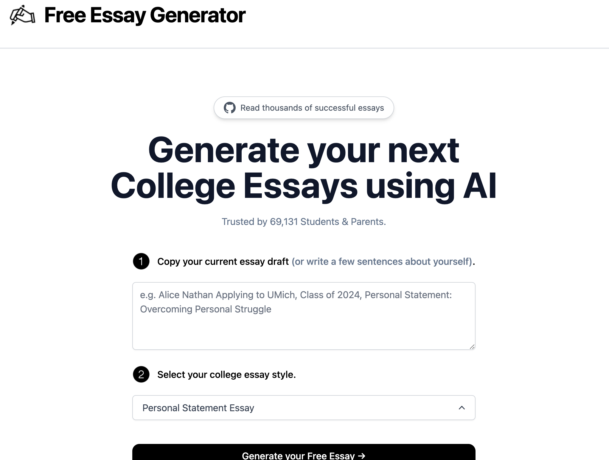 Essaygenerator - Je universiteitsreis maken, één essay tegelijk media 1