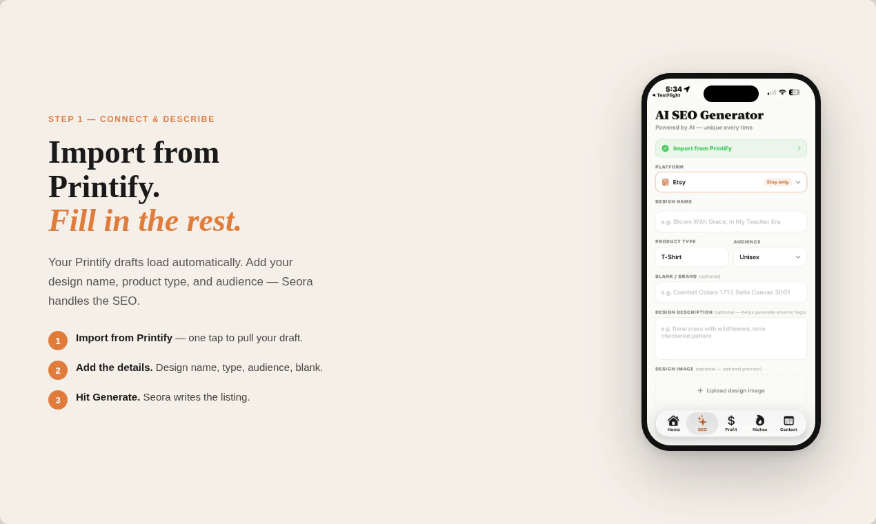 Seora AI screenshot 3