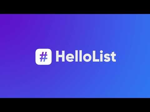 HelloList gallery image