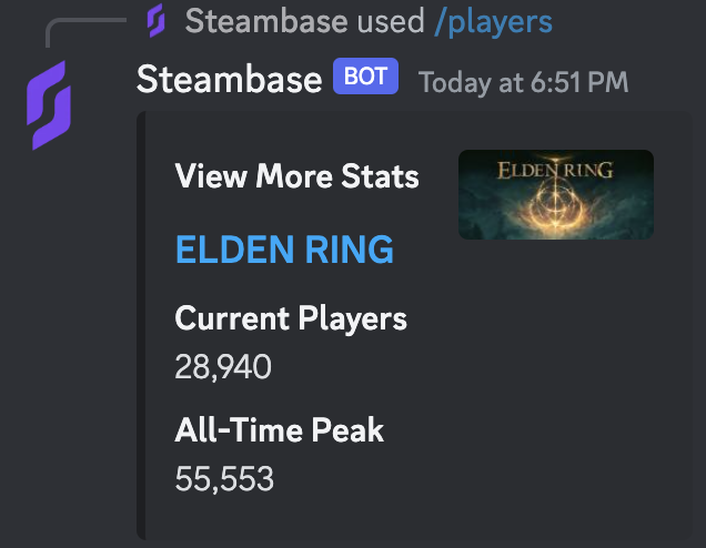 Steam Discord Bot - Access all of Steam from your Discord server media 3