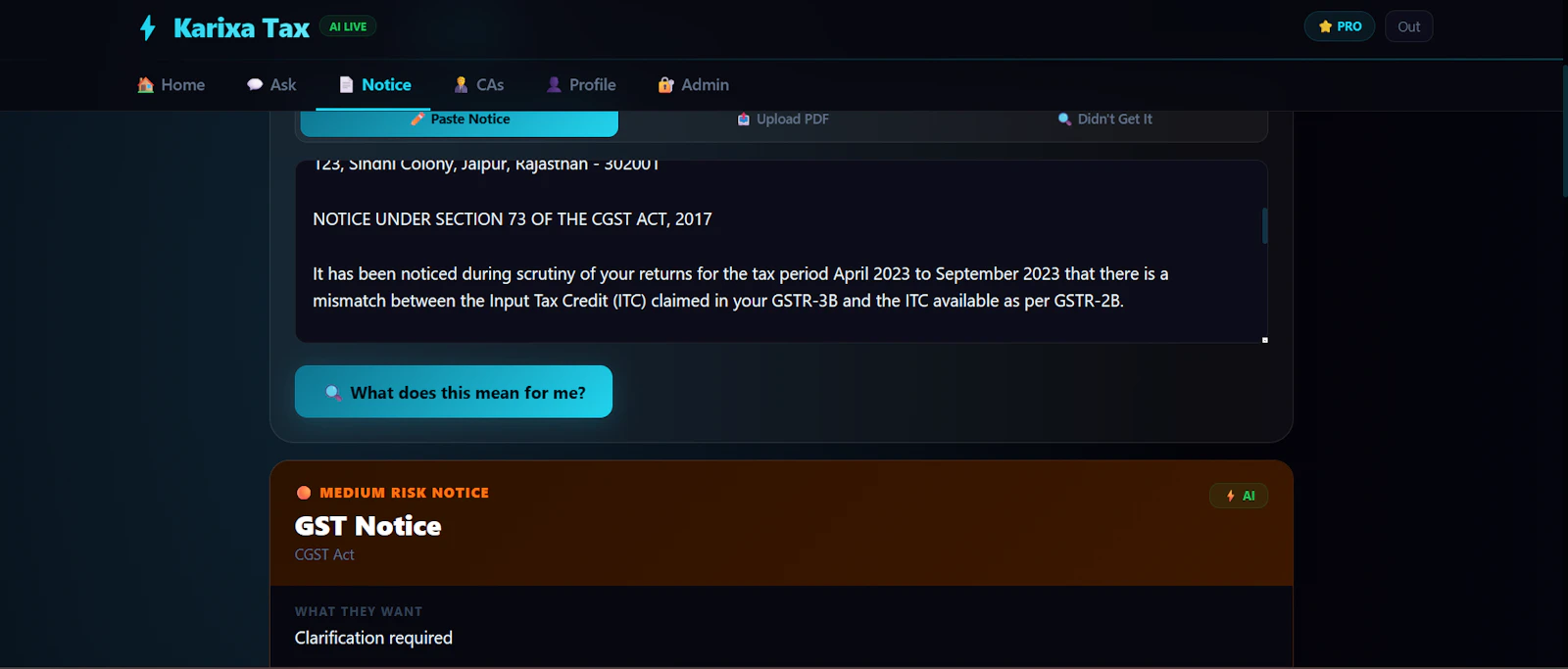 Karixa Tax screenshot 1