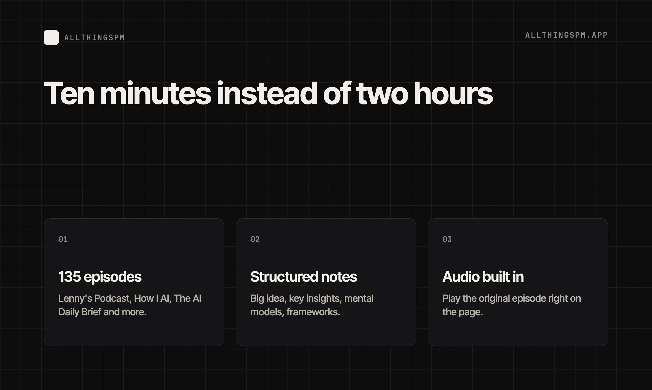PM Podcast Summaries by AllthingsPM gallery image