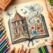 Escape into Enchantment:Magical Coloring gallery image