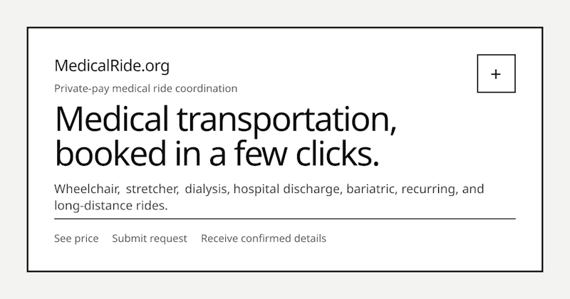 MedicalRide.org screenshot 1