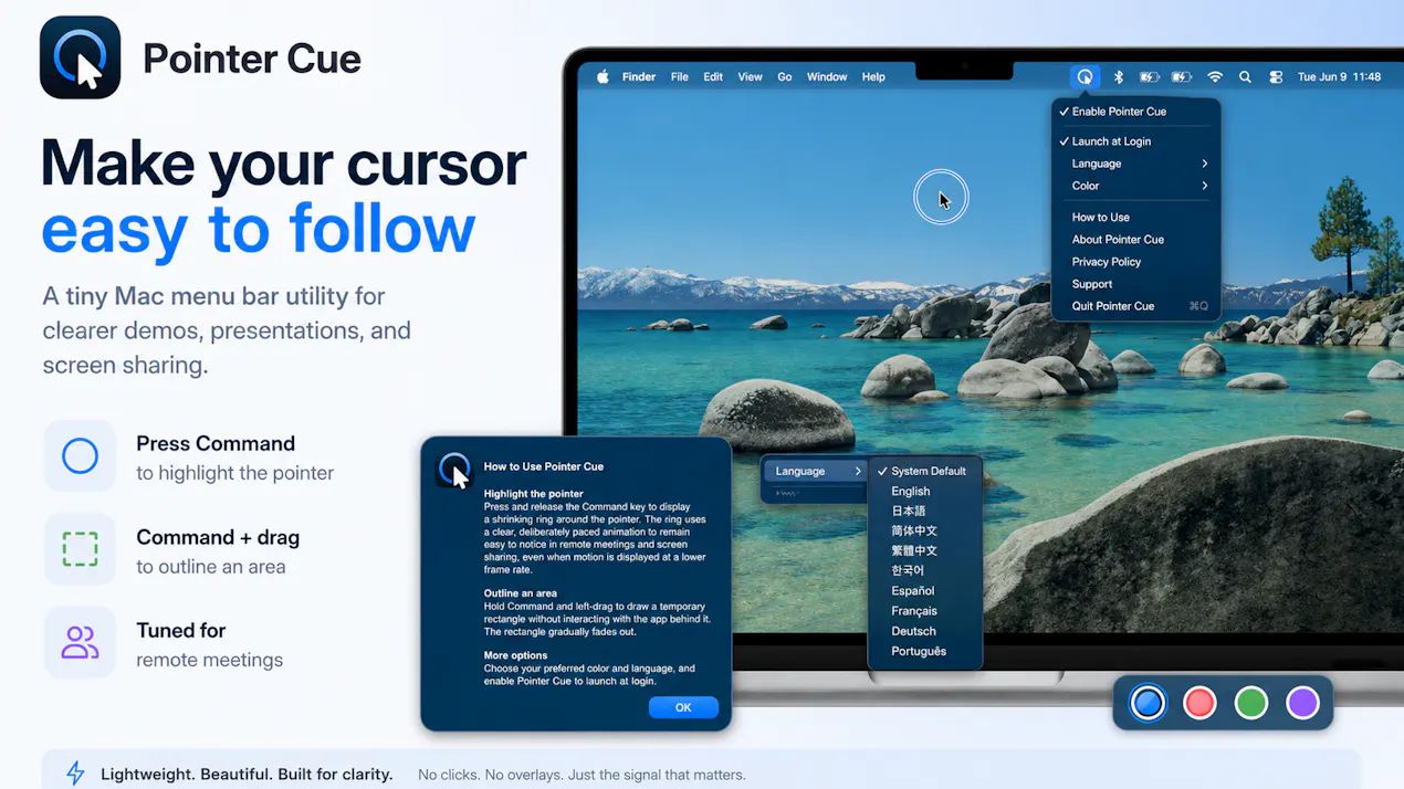 Pointer Cue product