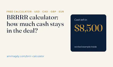 Investor Deal Calculators by Amr Magdy gallery image