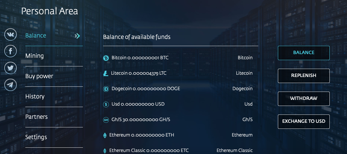 Uniex Cloud Mining gallery image