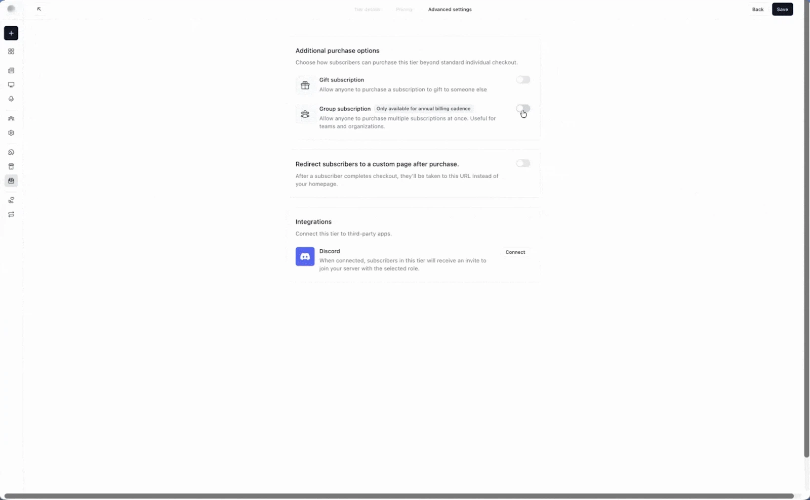 Group Subscriptions by beehiiv screenshot 2