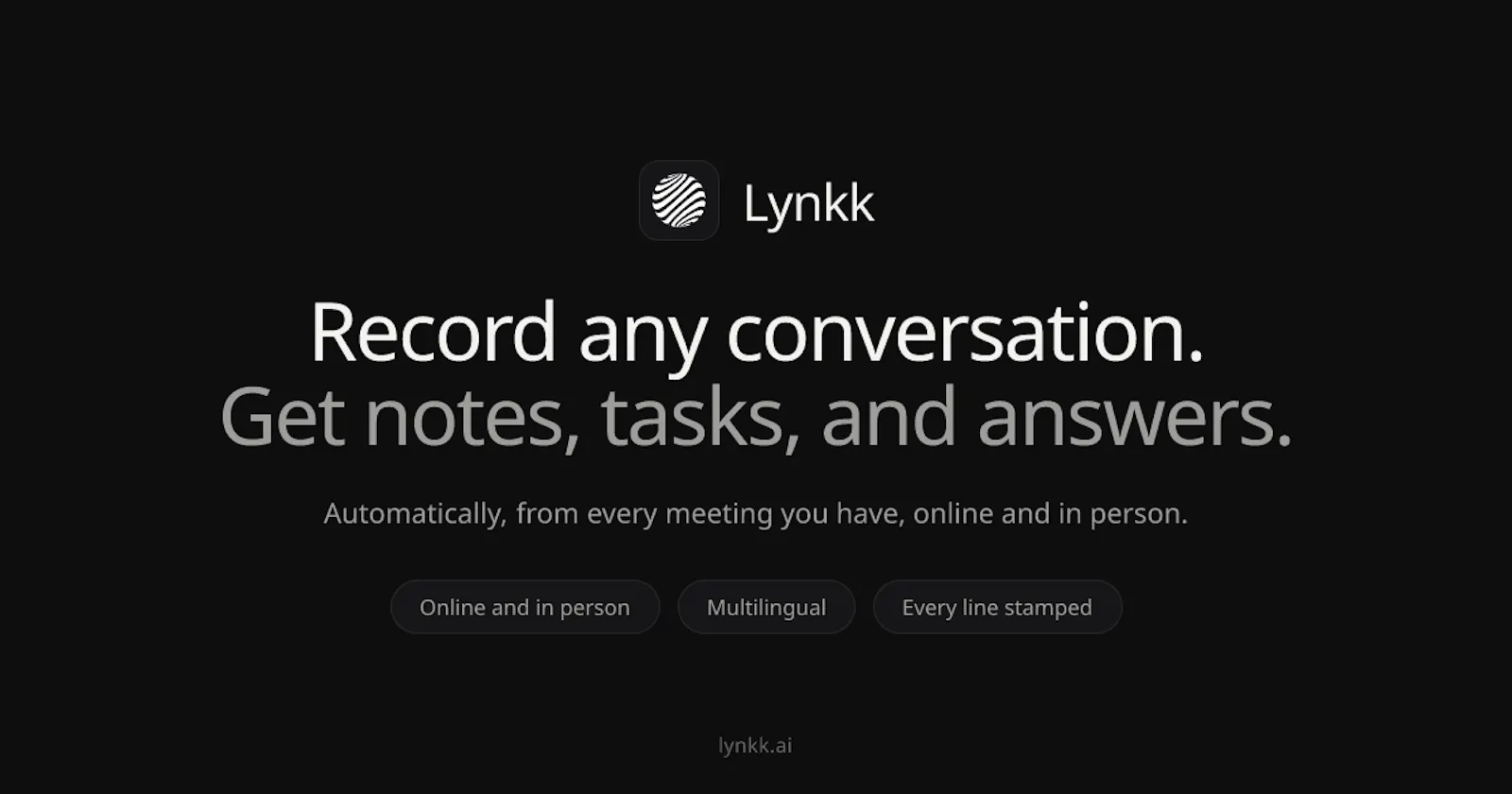 Lynkk screenshot 1