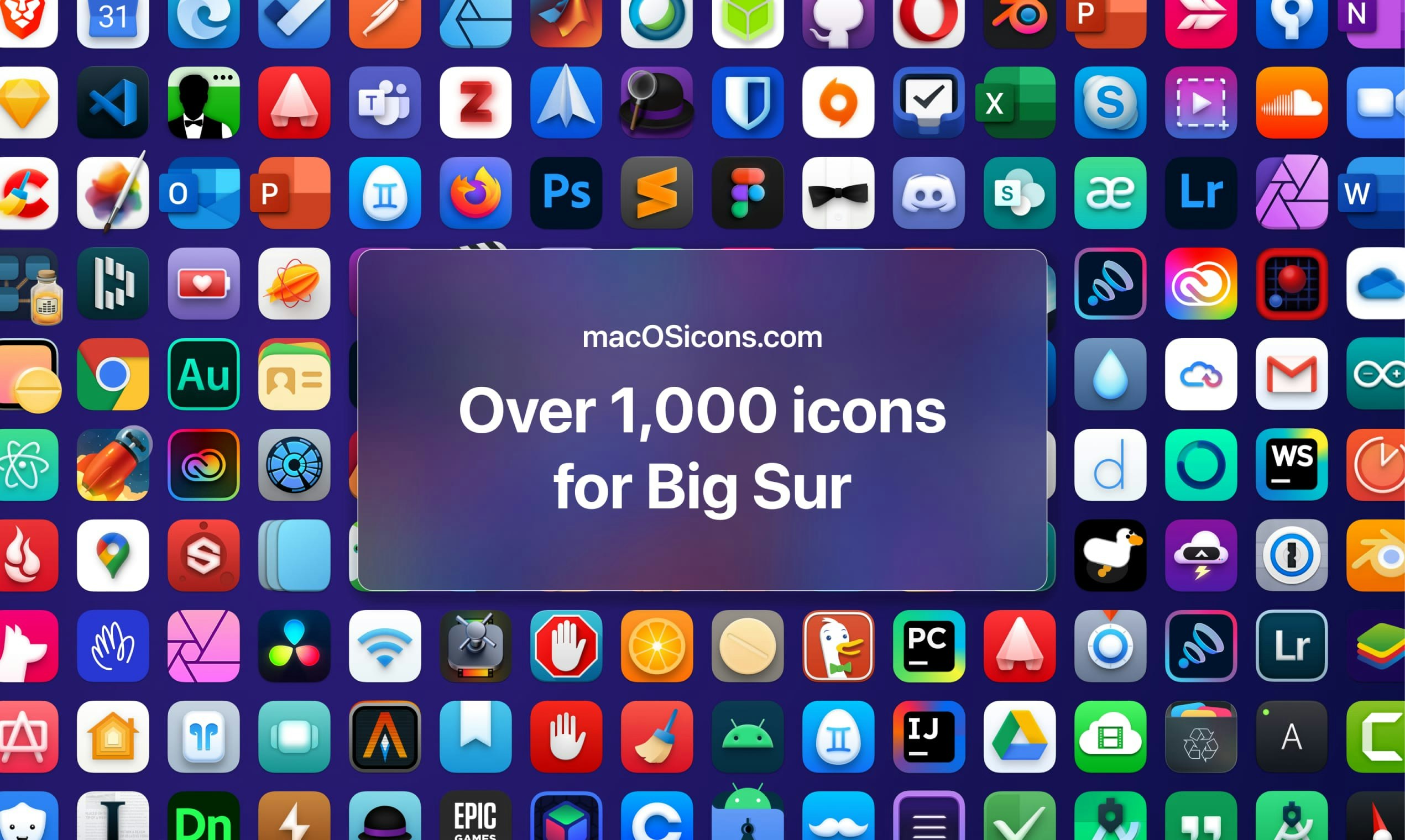 macos big sur icons pack