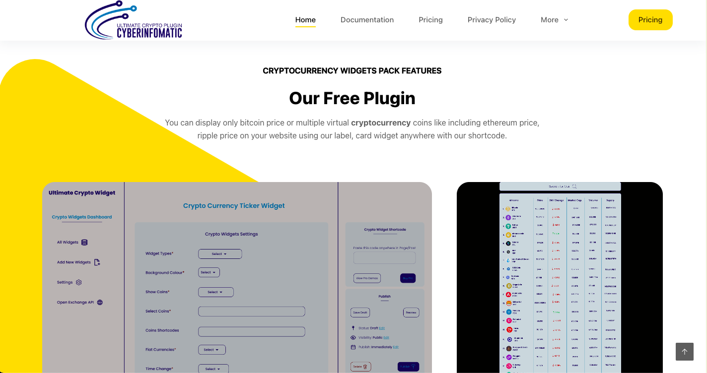 Ultimate Crypto Widget - Cyberinfomatic media 2