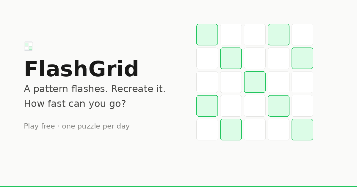 FlashGrid — Daily Memory Game gallery image
