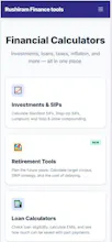Rushiram Finance Tools 2.0 gallery image