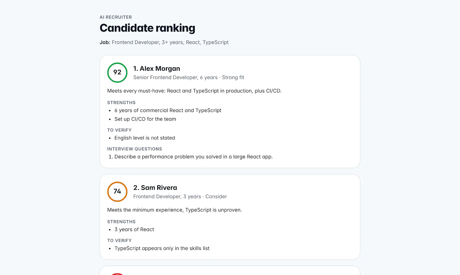 AI Recruiter screenshot 3