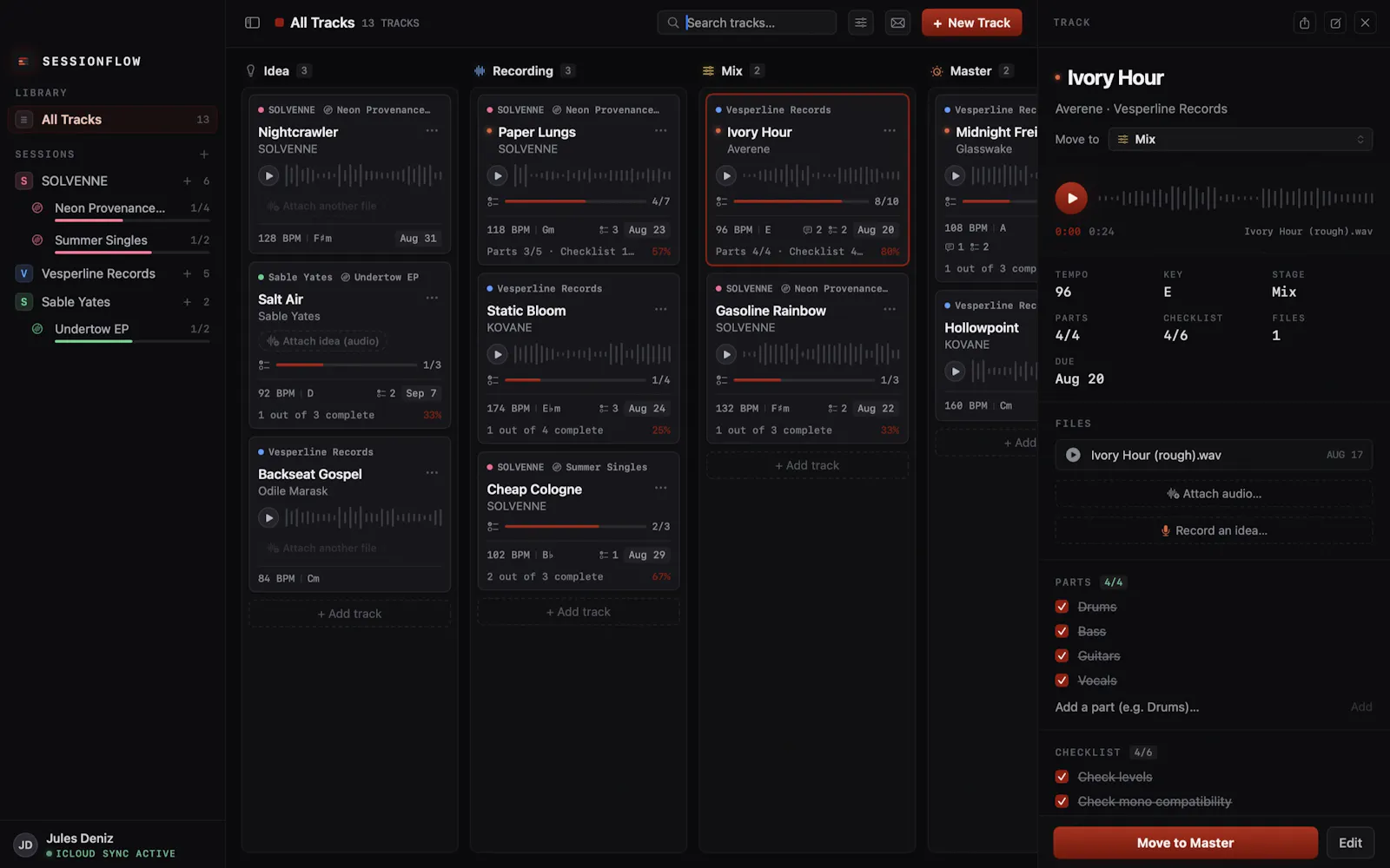 SessionFlow - Song Tracker screenshot 4