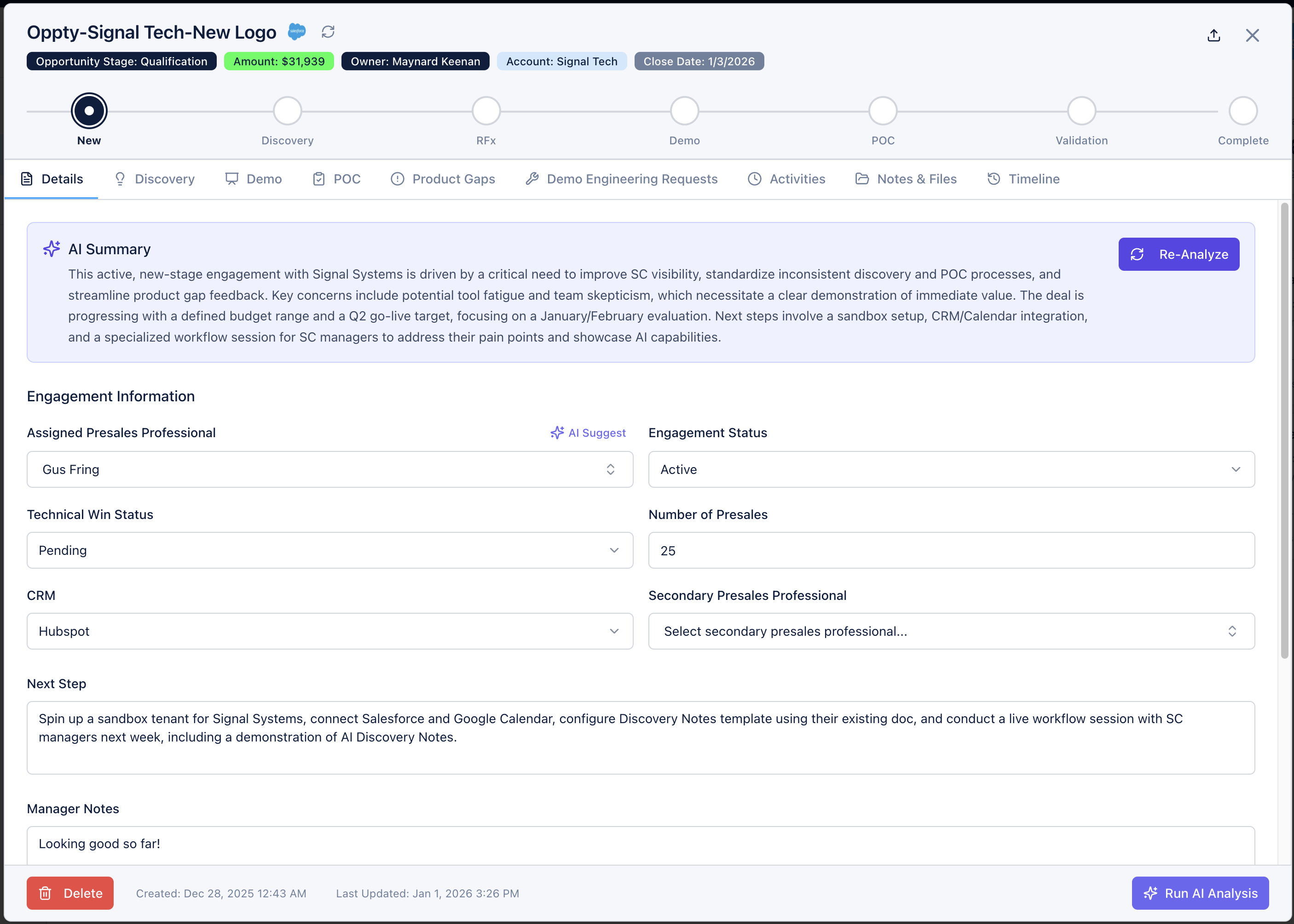 PresalesIQ gallery image