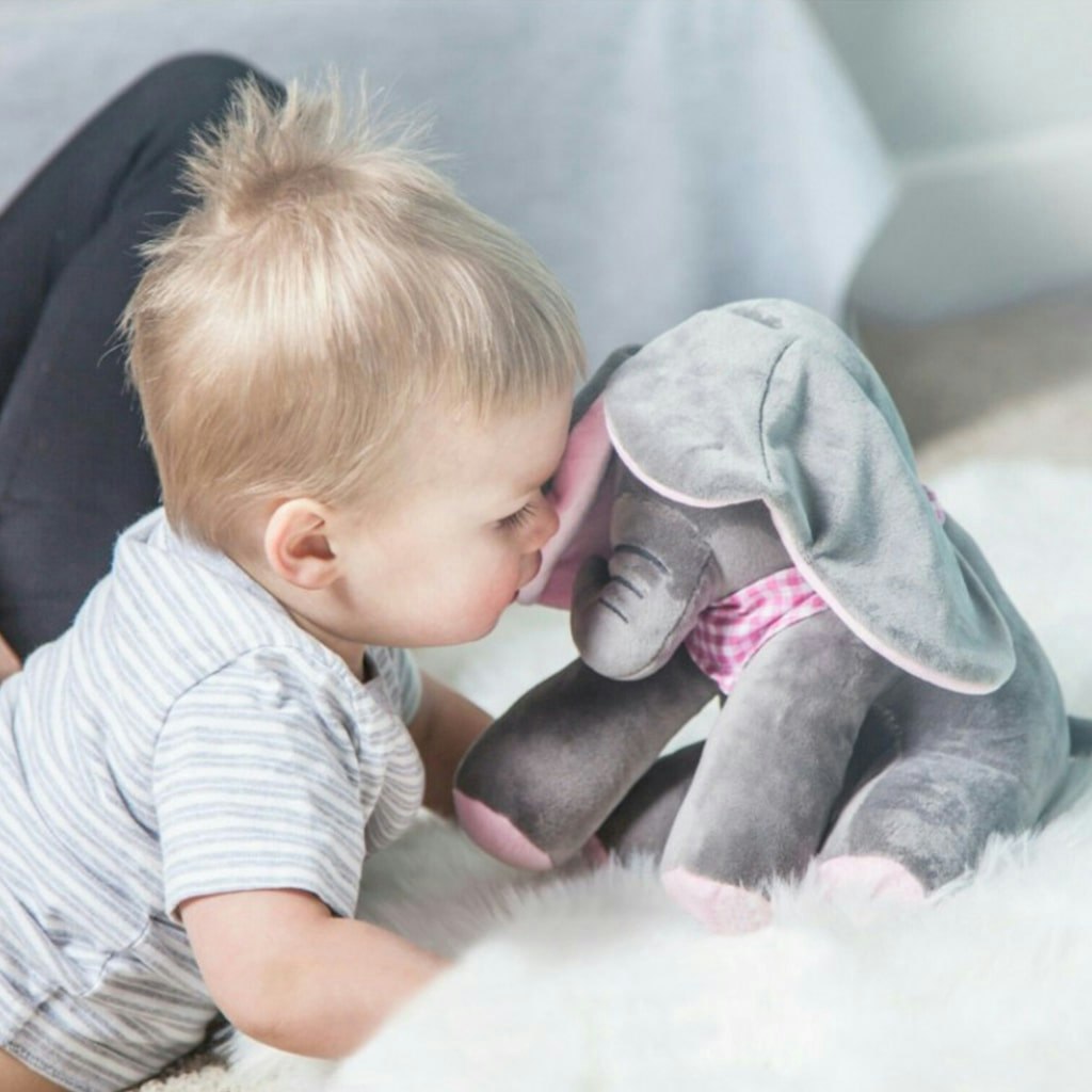 Interactive Peek-a-Boo Elephant Toy gallery image