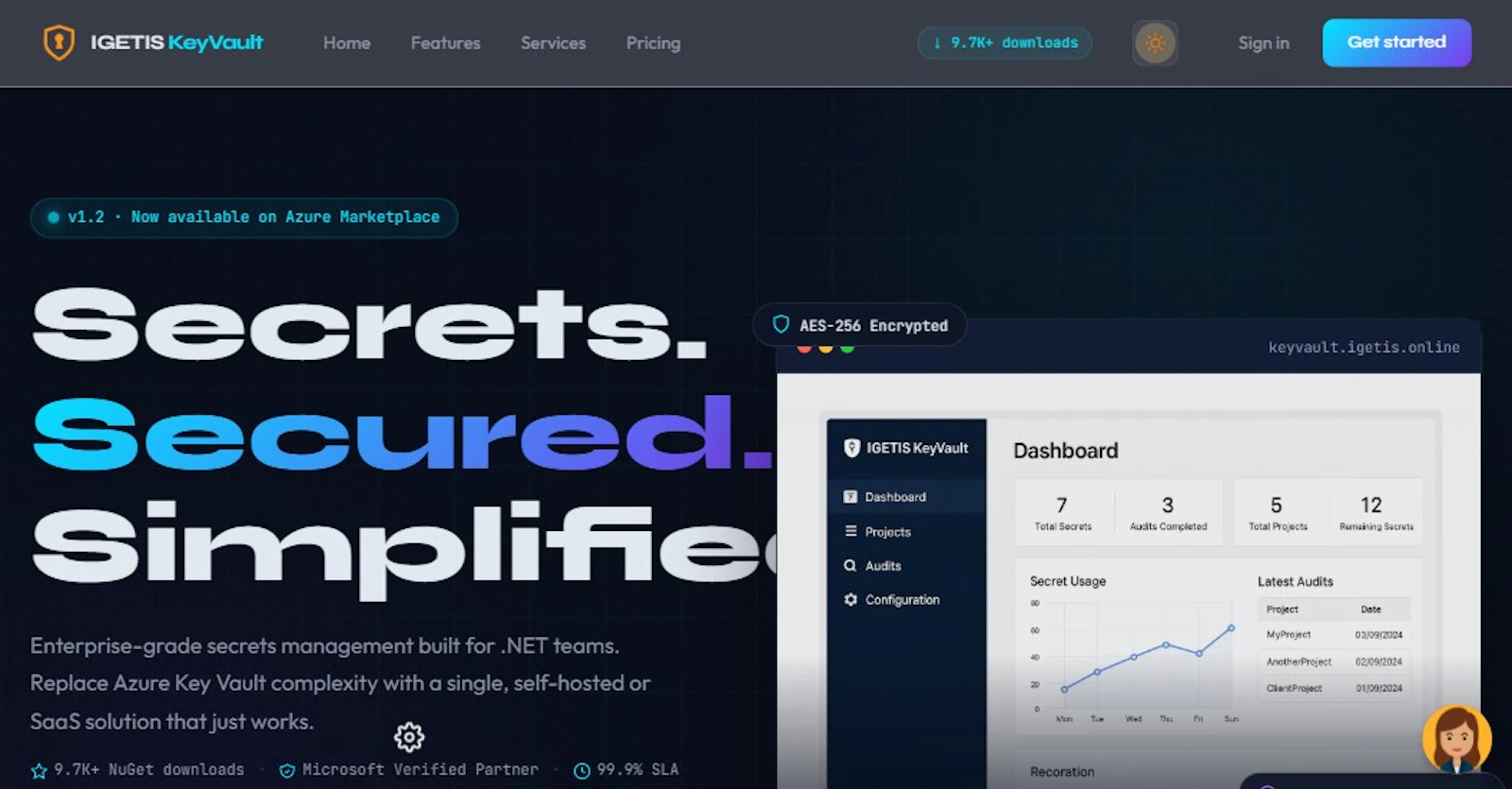 IGETIS KeyVault screenshot 1