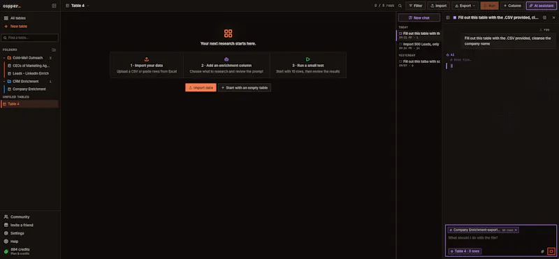 Copper screenshot 2