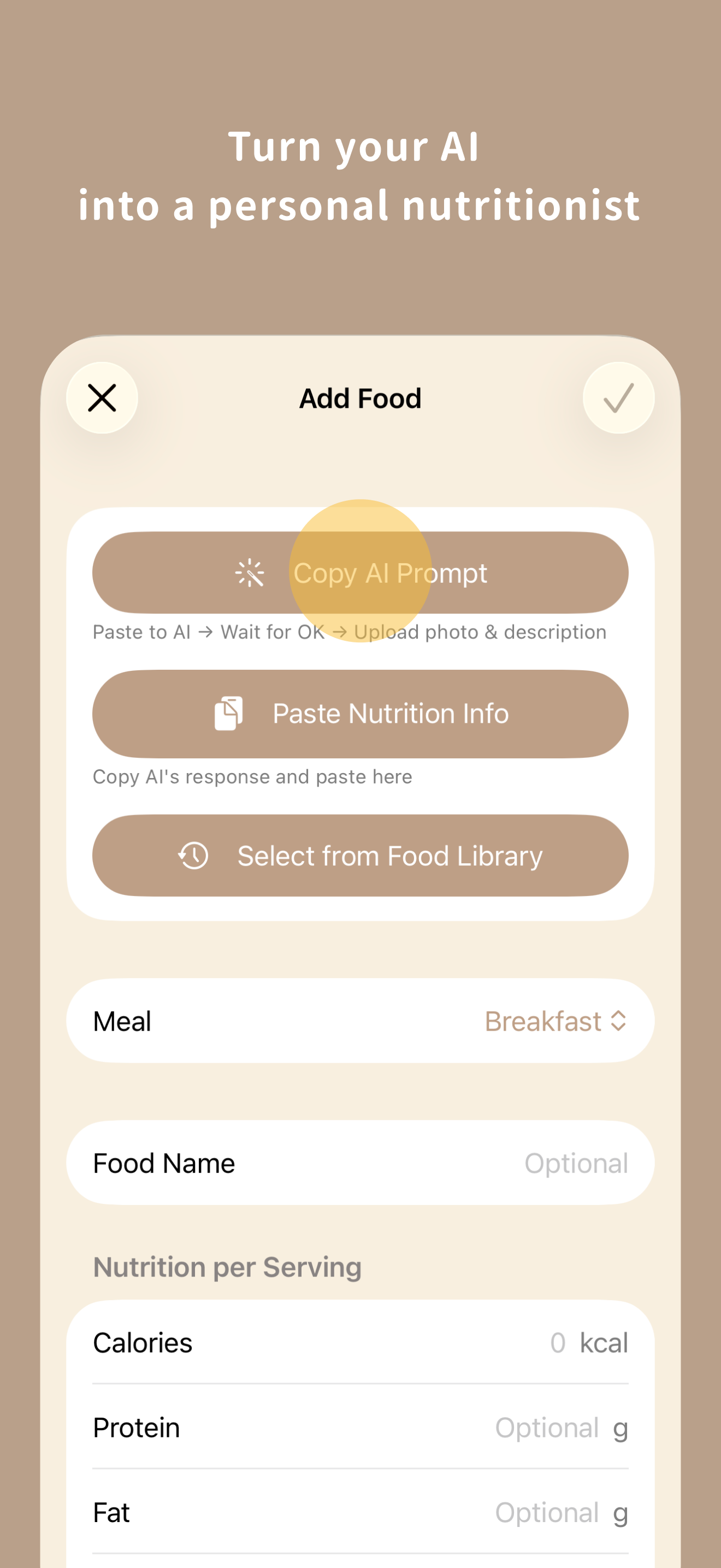 BudgetCal — AI Calorie Log - Screenshot 2 showing product features and functionality
