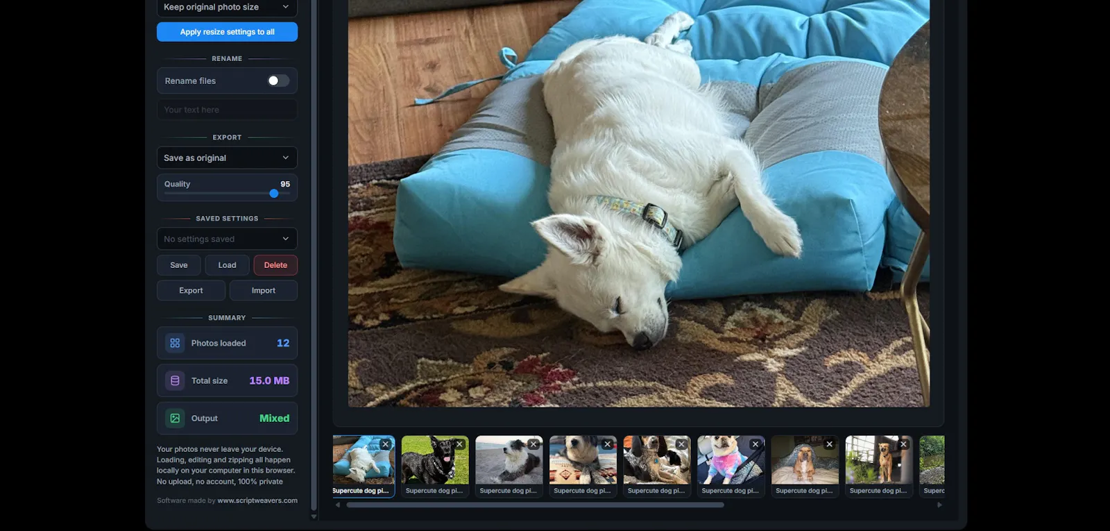 Bulk Photo Editor screenshot 3