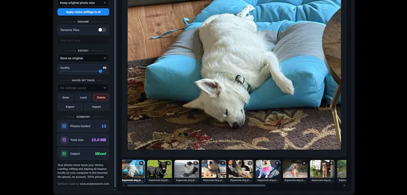 Bulk Photo Editor screenshot 3