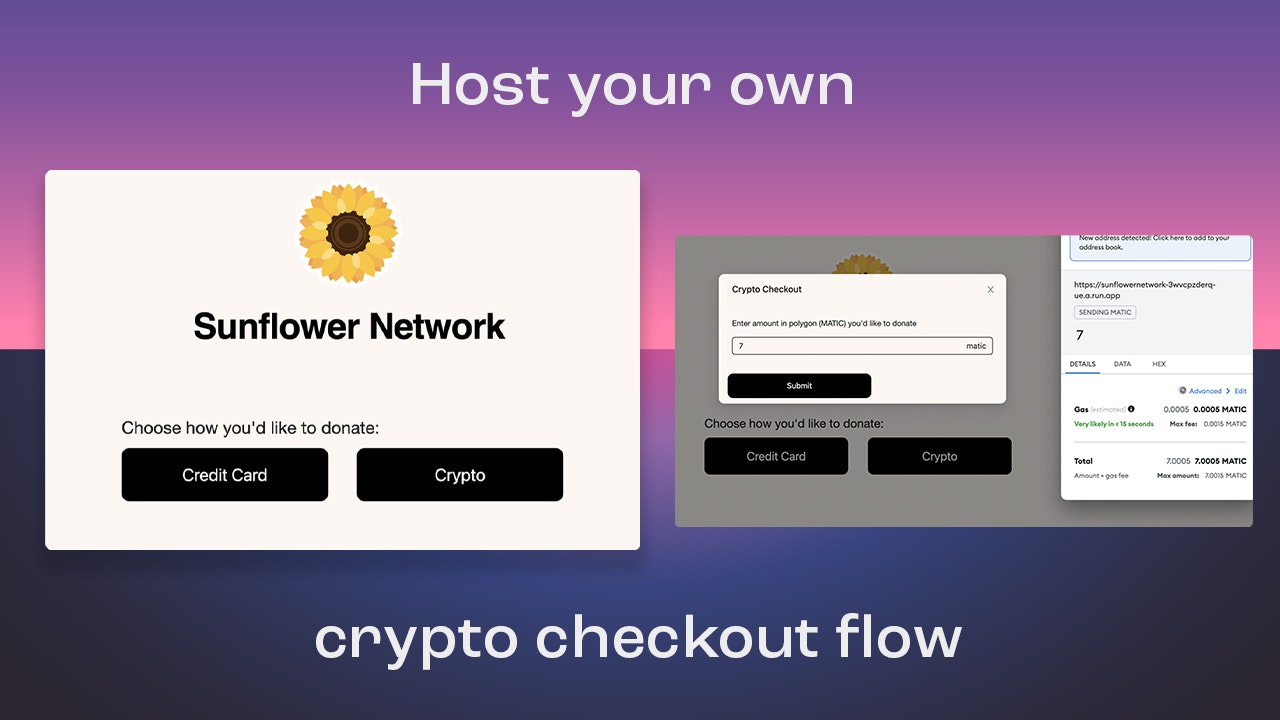 Crypto Checkout Pages - accept crypto in seconds without any fees media 2